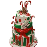 Gingerbread & Candyland Christmas Cake