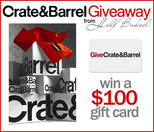Crate & Barrel Giveaway