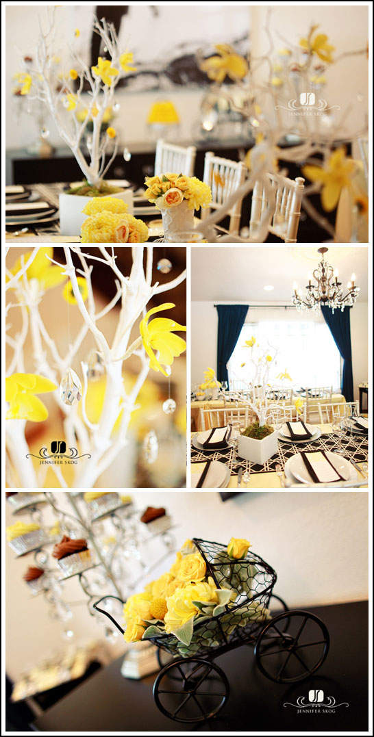 Black & Yellow Baby Shower Black & Yellow Baby Shower