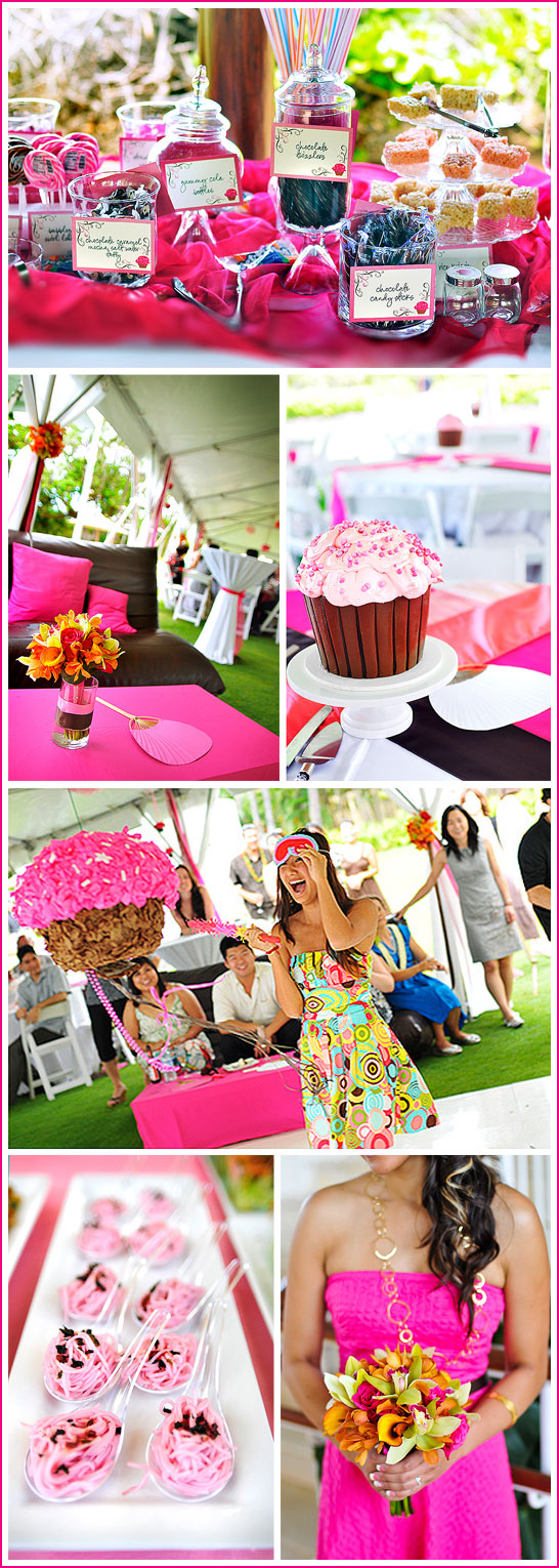Pink Cupcake Wedding
