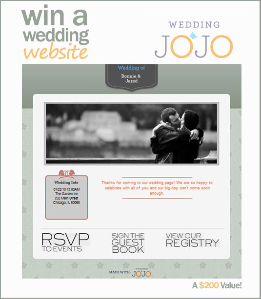 Wedding JoJo Giveaway
