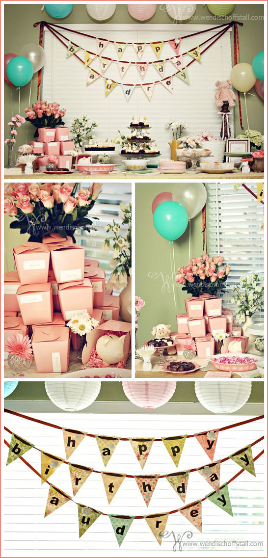 Pig Birthday Party