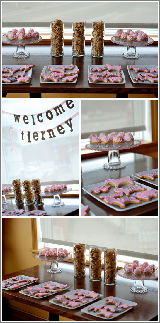Grey & Pink Safari Baby Shower