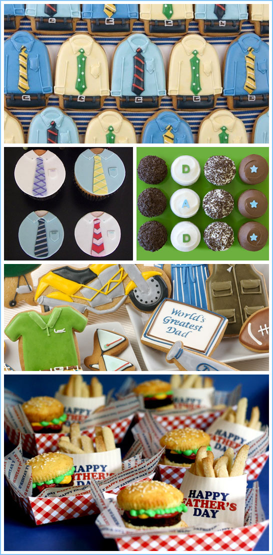 Father's Day Cupcakes and Cookies Father's Day Cupcakes and Cookies