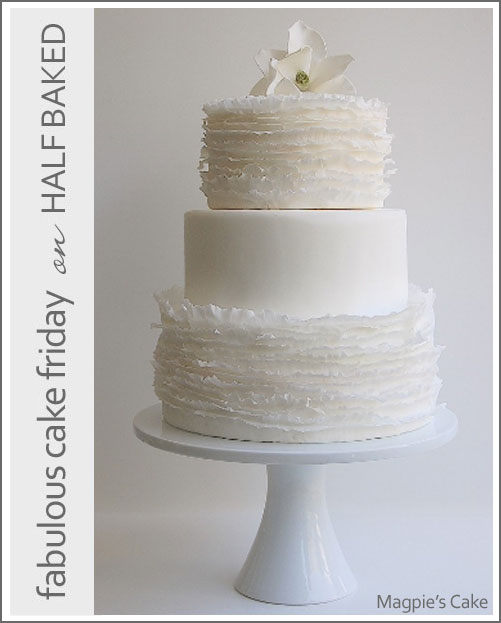 White Ruffles by Magpie's Cake