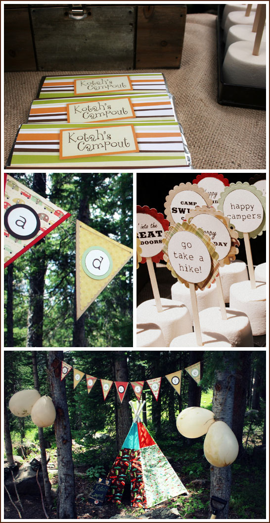 S'more Campout Birthday Party S'more Camp Out Birthday Party