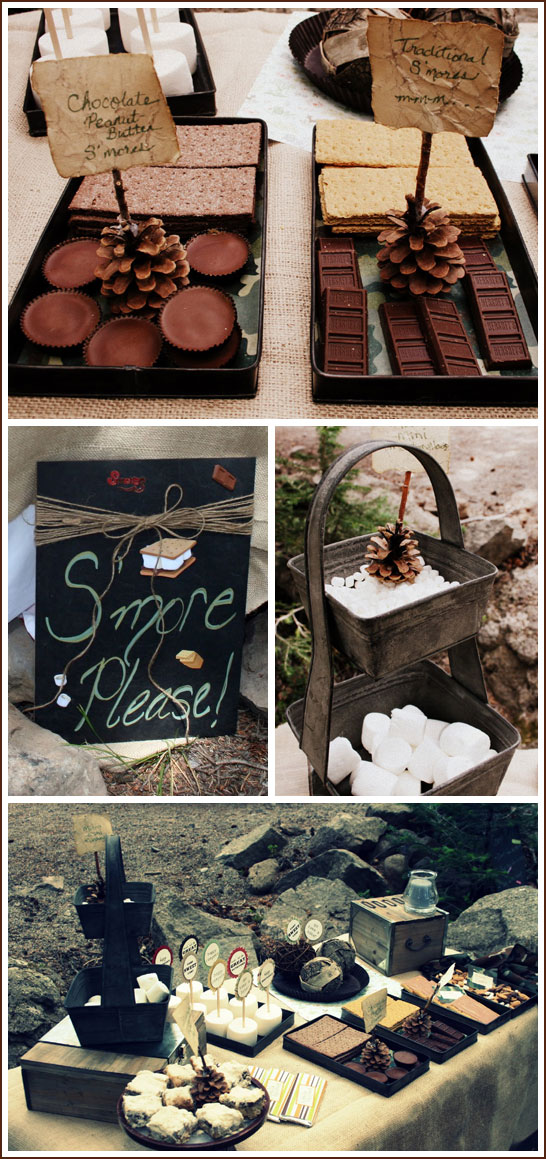 S'Mores Campout Birthday Party S'Mores Camp Out Birthday Party