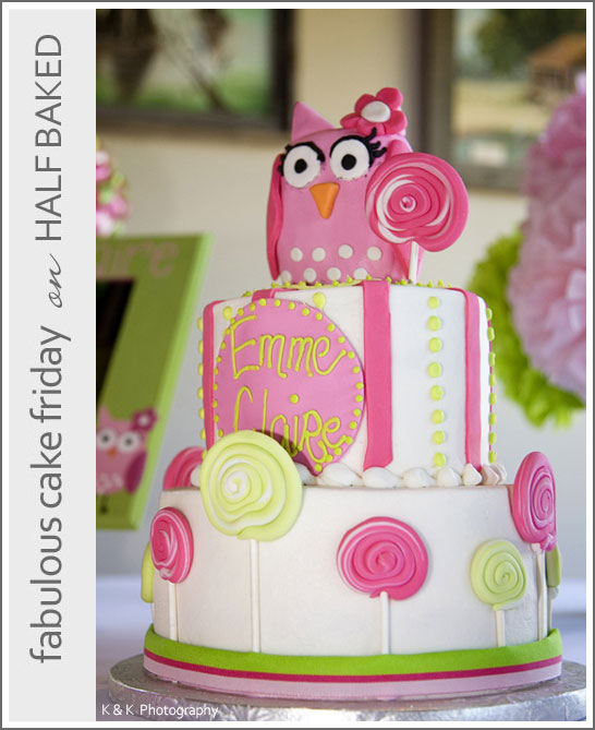Owl Cake by Social Bites of Ruston