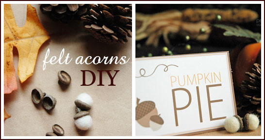 DIY Felt Acorns Tutorial DIY Felt Acorns Tutorial