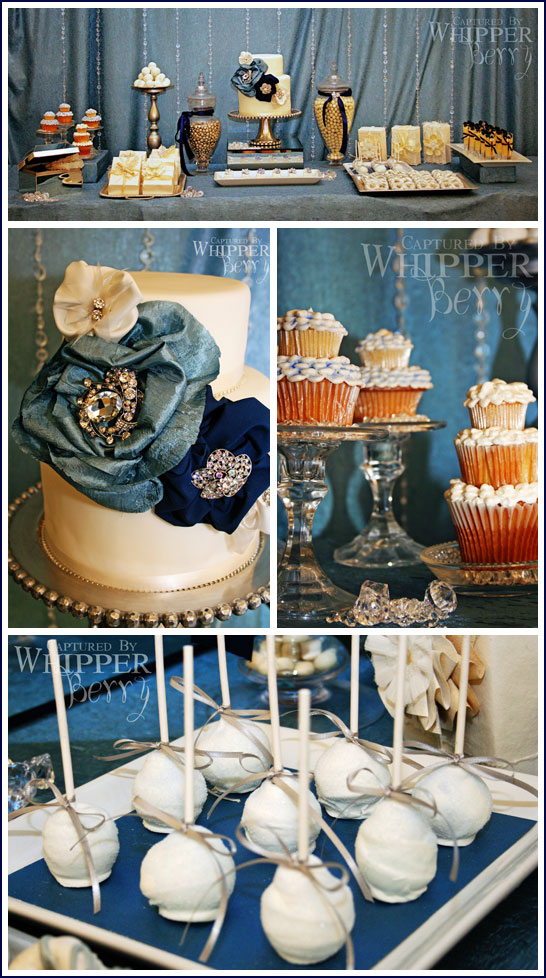 Bridal Dessert Bar in Navy Bridal Dessert Bar in Navy