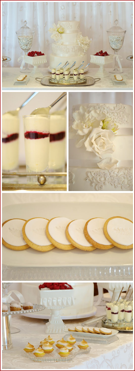 Romantic White Dessert Table