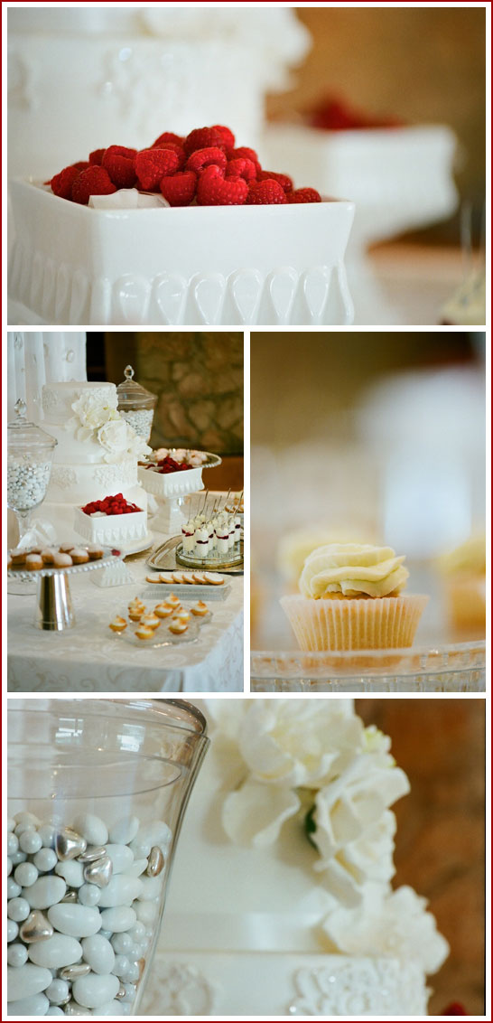 Romantic White Dessert Bar