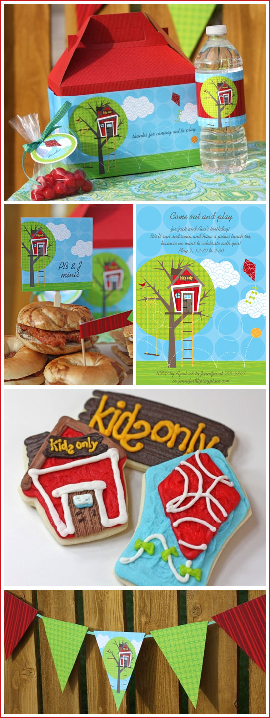 Tree House Birthday Collection by Celebration Shoppe