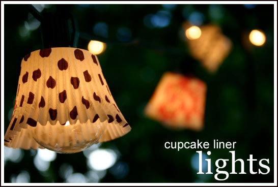 Cupcake Liner Lights Cupcake Liner Lights
