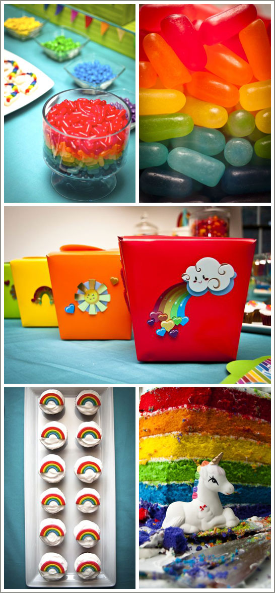 Rainbows and Unicorns Birthday Party