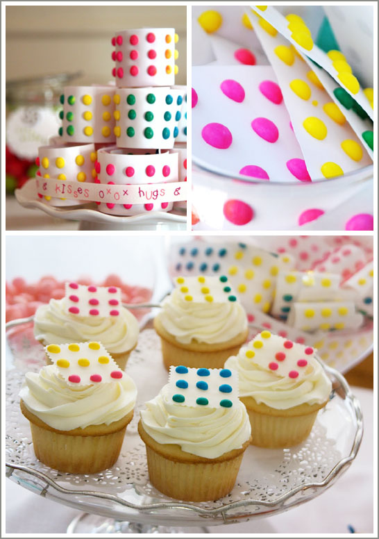 Candy Button Cupcakes