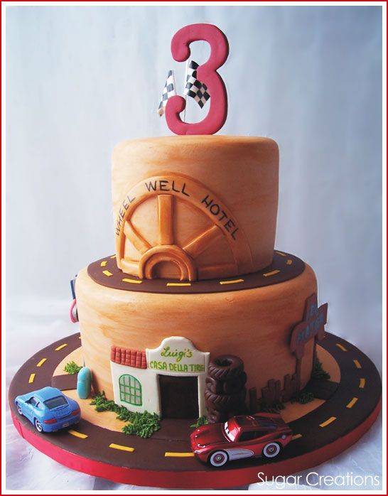 Disney Cars Cake by Sugar Creations Disney Cars Cake by Sugar Creations