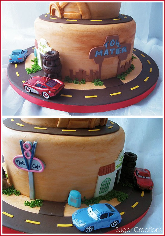 Disney Cars Cake by Sugar Creations Disney Cars Cake by Sugar Creations