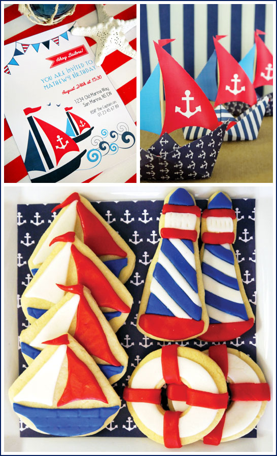 Nautical Party by Bird's Party Nautical Party by Bird's Party