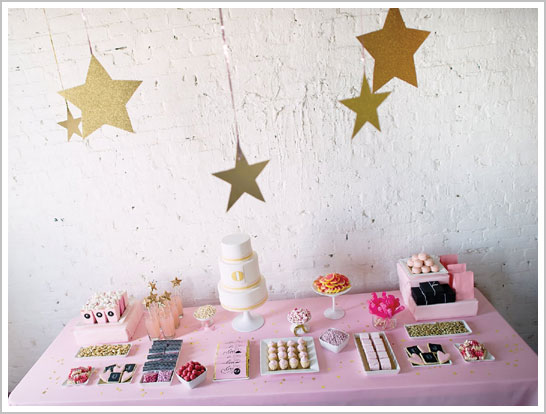Graphic & Glitz Dessert Table Graphic & Glitz Dessert Table