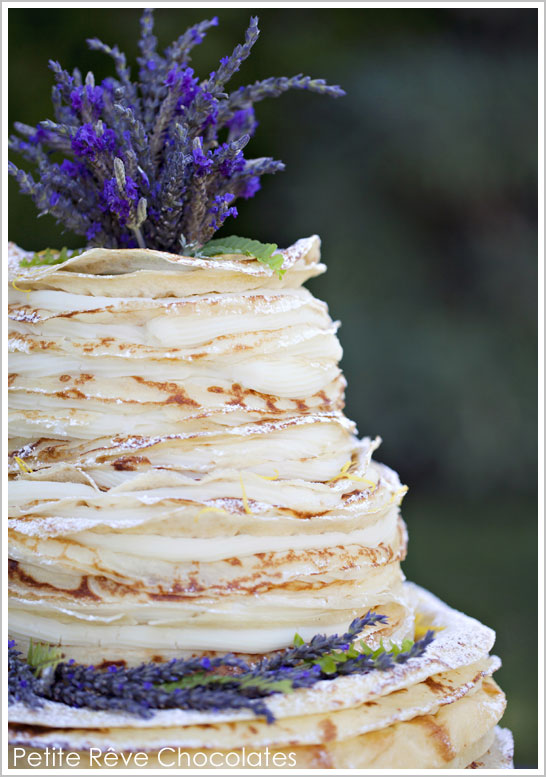 French Crepe Layer Cake by Petite Rêve Chocolates French Crepe Layer Cake by Petite Rêve Chocolates