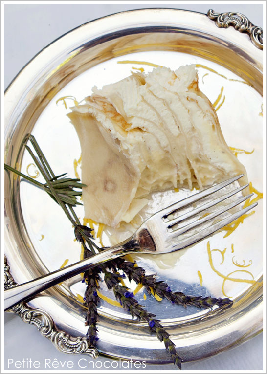 French Crepe Layer Cake by Petite Rêve Chocolates French Crepe Layer Cake by Petite Rêve Chocolates