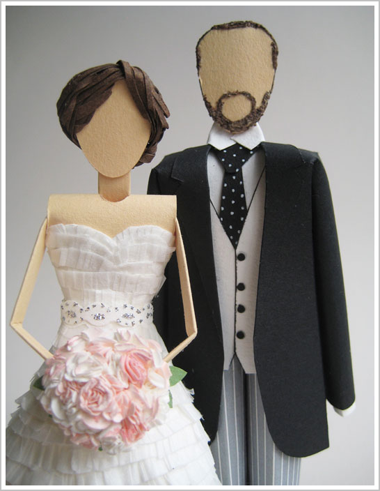 Paper Wedding Cake Topper Paper Wedding Cake Topper