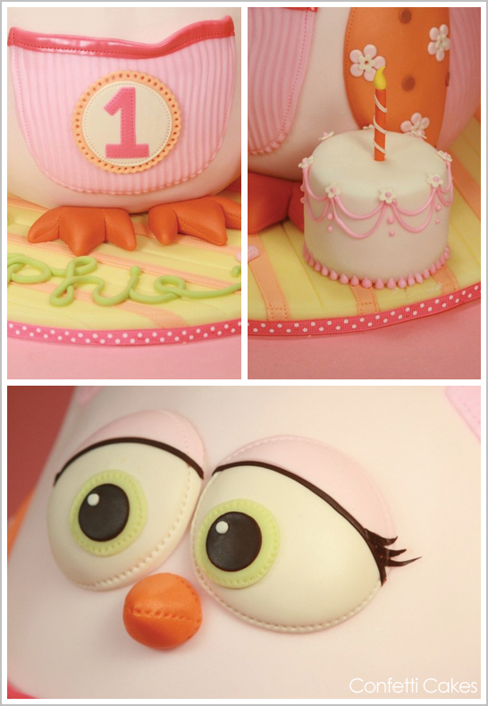 3D Owl Cake by Elisa Strauss 3D Owl Cake by Elisa Strauss