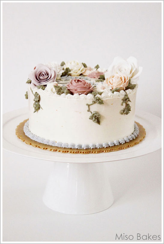 Scrap Buttercream cake by Miso Bakes Scrap Buttercream cake by Miso Bakes