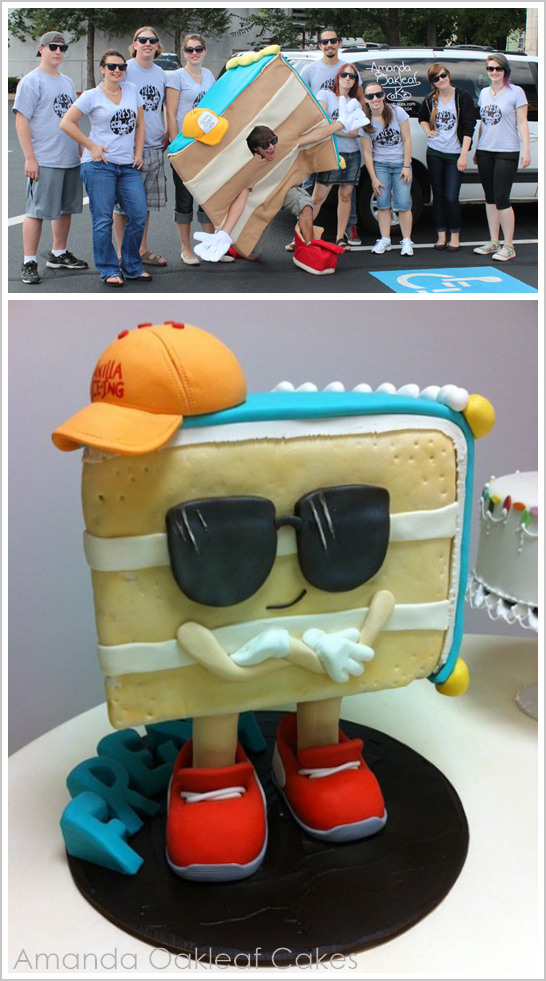 Amanda Oakleaf Cakes & Dr. Fresh Mascot