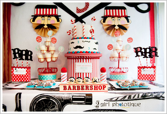Vintage Barbershop Birthday Party Vintage Barbershop Birthday Party