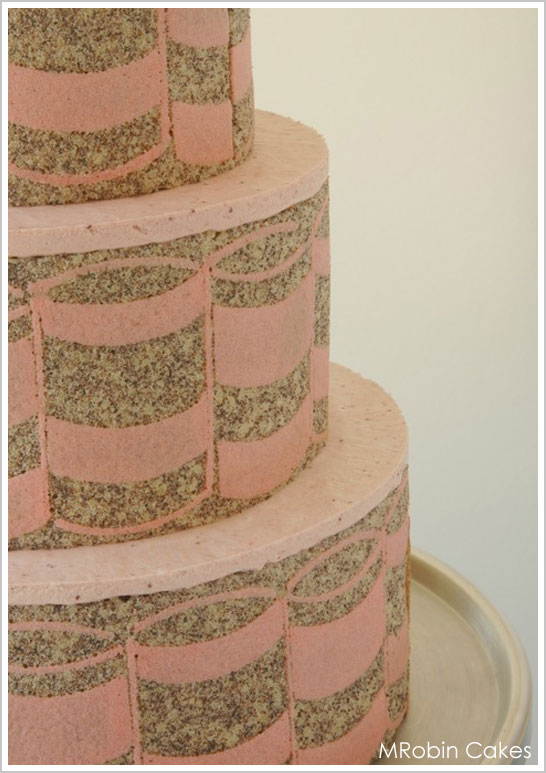 Graphic Art Entremet Cake by MRobin Cakes