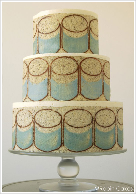 Graphic Art Entremet Cake by MRobin Cakes
