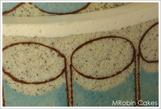 Graphic Art Entremet Cake by MRobin Cakes
