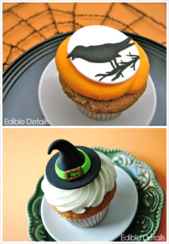 Halloween Cupcake Toppers by Edible Details Halloween Cupcake Toppers by Edible Details