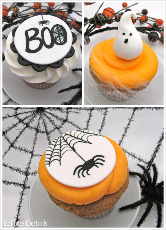 Halloween Cupcake Toppers by Edible Details Halloween Cupcake Toppers by Edible Details