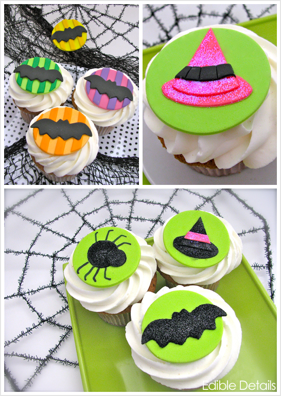 Halloween Cupcake Toppers by Edible Details Halloween Cupcake Toppers by Edible Details