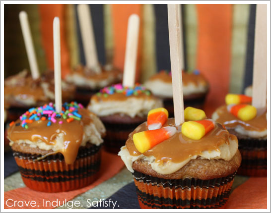 Caramel Apple Cupcakes for Halloween Caramel Apple Cupcakes for Halloween