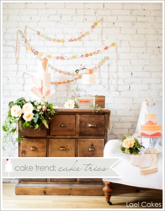 Peaches & Cream Cake Trio Peaches & Cream Cake Trio