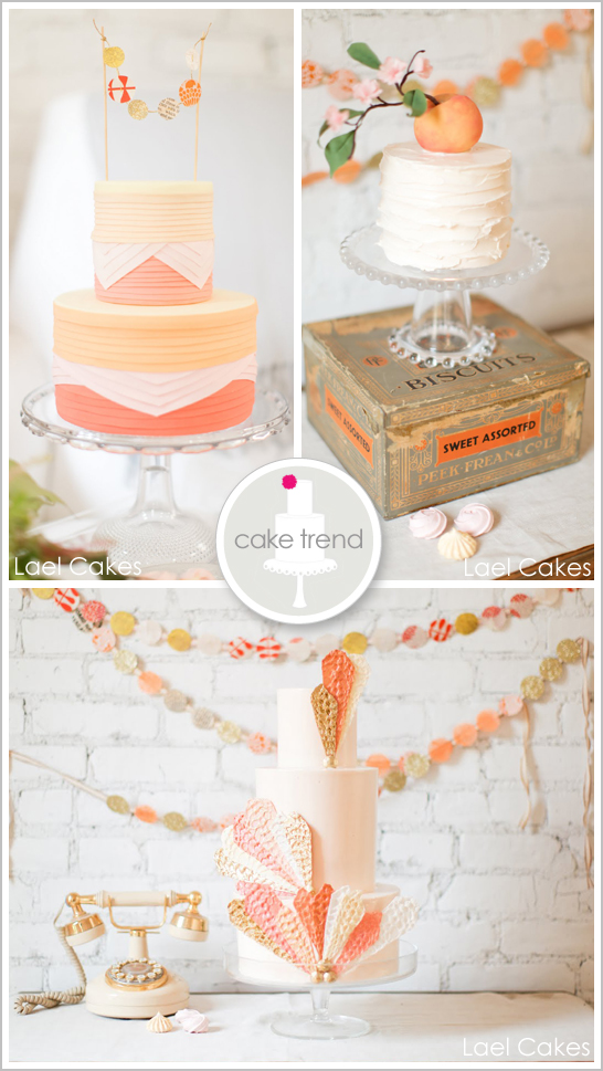 Peaches & Cream Cake Trio Peaches & Cream Cake Trio
