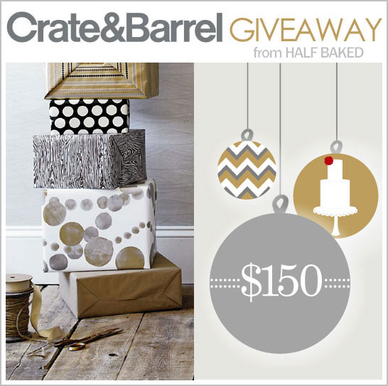 Crate and Barrel Giveaway 2011