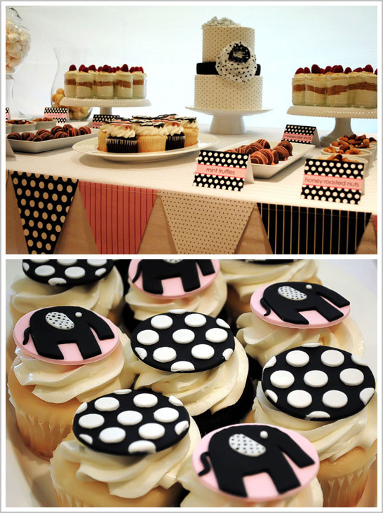 Modern Elephant Baby Shower Modern Elephant Baby Shower
