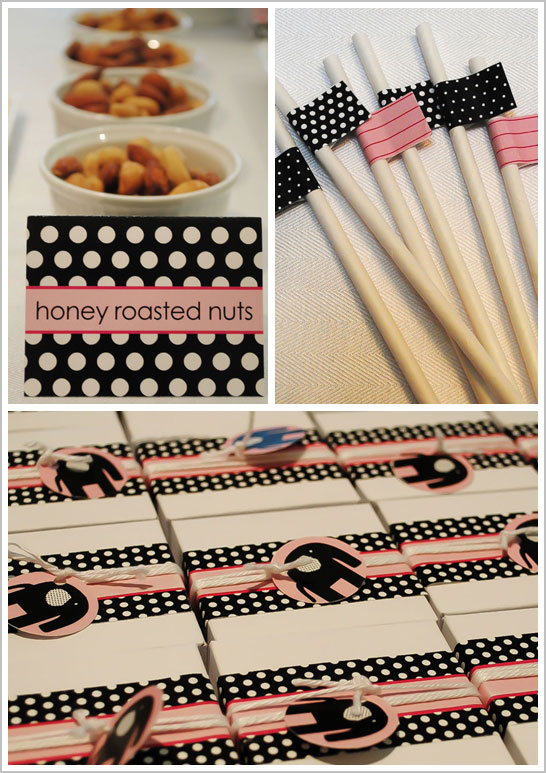 Modern Elephant Baby Shower Modern Elephant Baby Shower