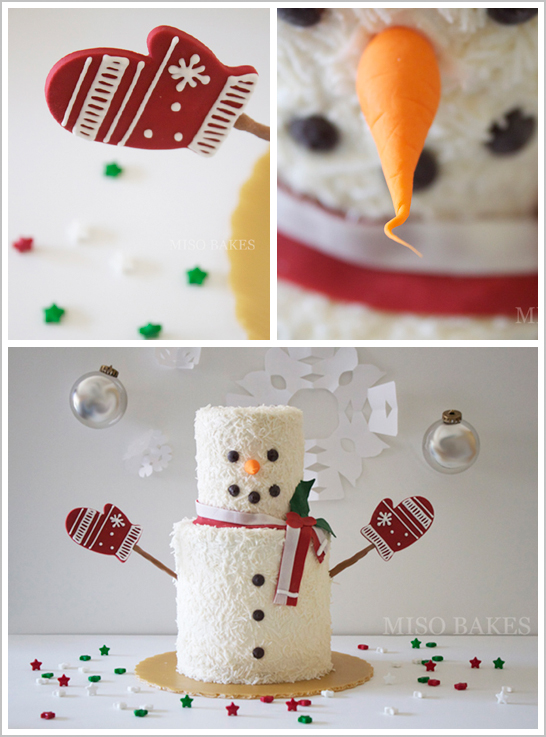 Easy DIY Snowman Cake Easy DIY Snowman Cake