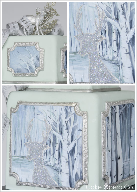 Elegant Winter Wedding Cake by Cake Opera