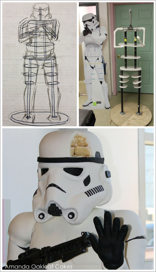 Life-size stormtrooper Cake by Amanda Oakleaf Life-size stormtrooper Cake by Amanda Oakleaf