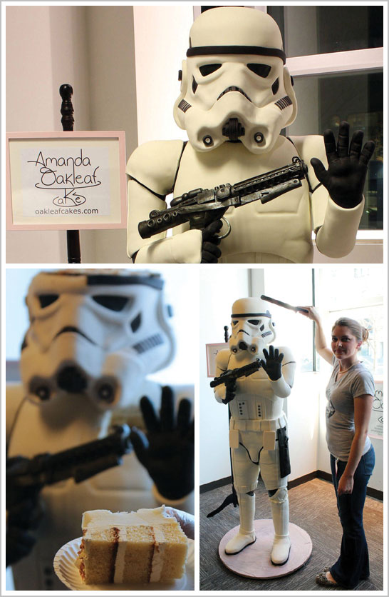Life-size stormtrooper Cake by Amanda Oakleaf Life-size stormtrooper Cake by Amanda Oakleaf