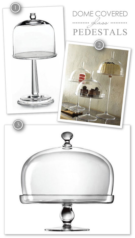 Glass Dome Pedestals