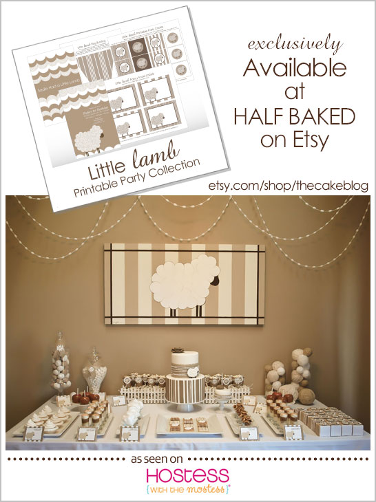 Little Lamb Baby Shower or Birthday Party