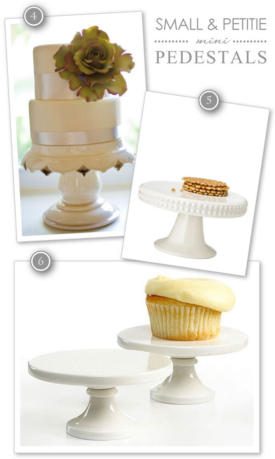 Mini Cupcake Pedestals